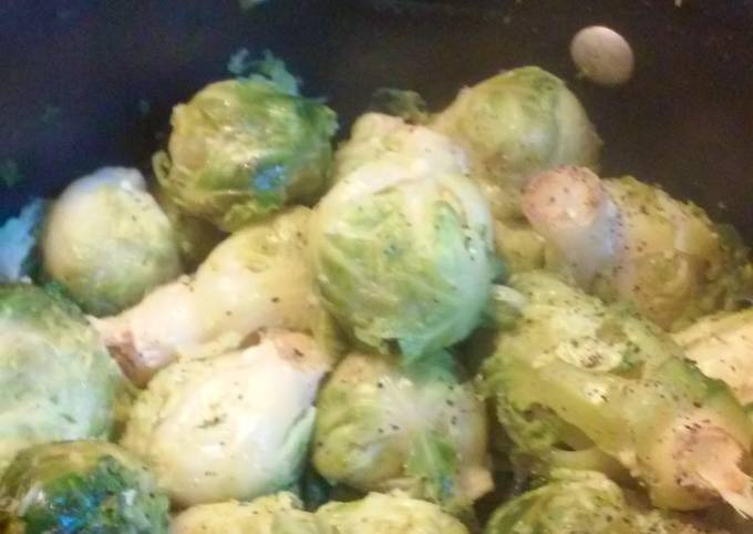 Steps to Prepare Award-winning Boiled brussel sprouts