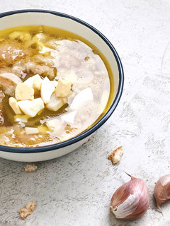 Una foto de Sopa de ajos con Thermomix