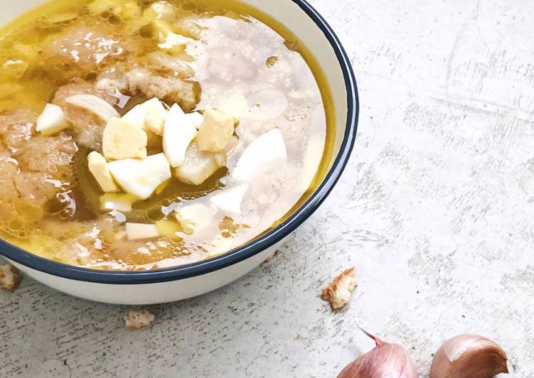 Sopa de ajos con Thermomix