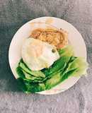 Bánh mì đen ốp la