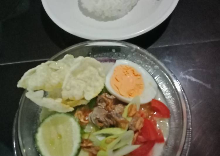 Soto Daging susu ala soto Betawi