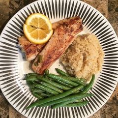 A picture of Lemon Pepper Salmon.