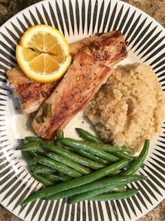 A picture of Lemon Pepper Salmon.