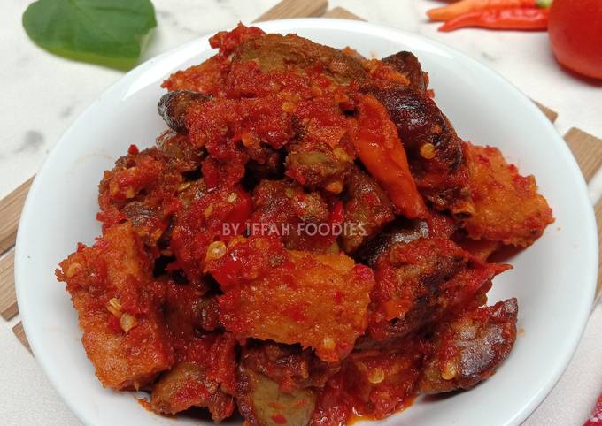 Sambal Hati Ayam dan Tempe Gembus