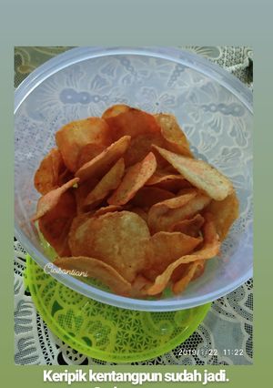 Foto resep Keripik Kentang rasa Jagung Bakar