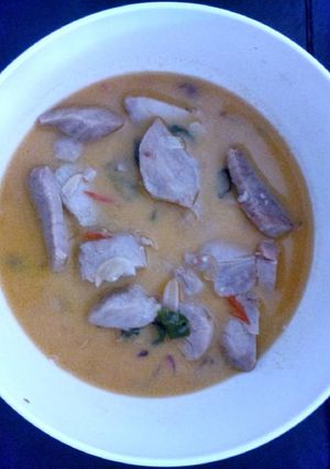 Foto resep Tuna Rebus Santan Rica Rica
