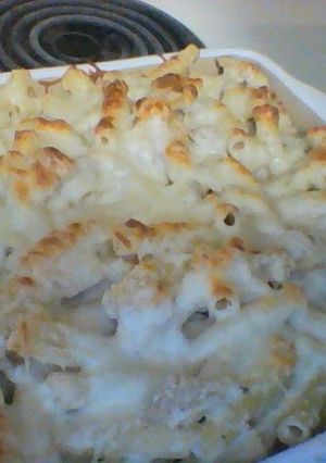 A picture of Baked Chicken Alfredo Ziti.