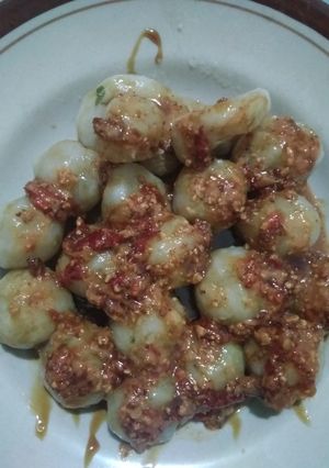 Foto resep Cilok Isi Sosis Bumbu Kacang
