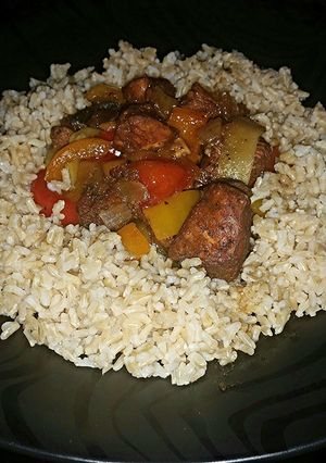 A picture of Balsamic honey chicken.