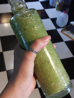 A picture of Tomatillo vinagrette.