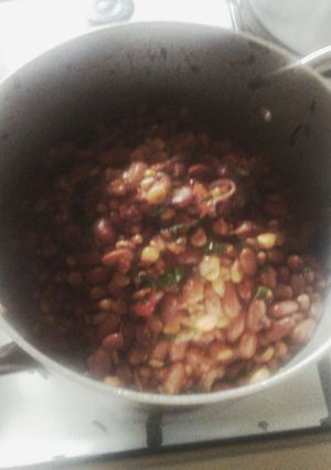 A picture of Stewed Githeri.