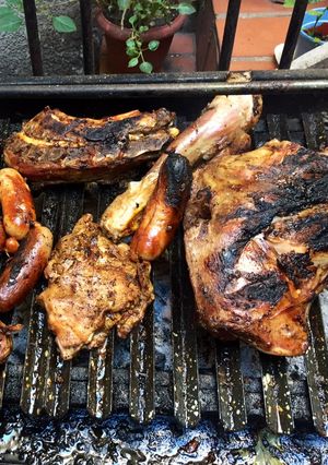 Una foto de Cordero asado