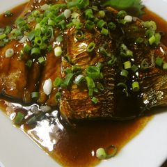 A picture of Seasonal Pacific Saury in Teriyaki Sauce.