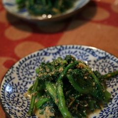 A picture of 5-Minute Chrysanthemum Greens with Sesame Seeds.