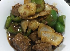 Foto resep Sapi lada hitam / sapi cah paprika