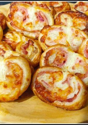 Foto principal de Palmeritas con jamón y queso