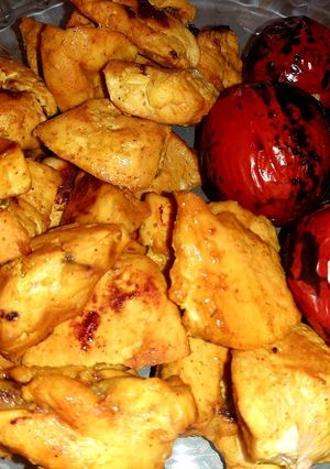 عکسی از دستور جوجه کباب در فر