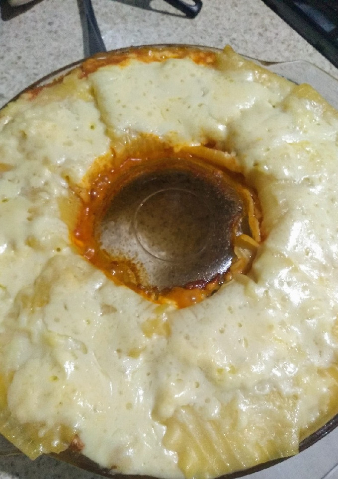 Una foto de Rosca de lasaña