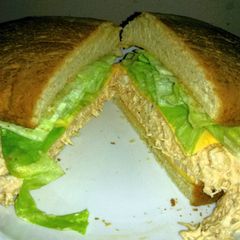 A picture of chicken breast sandwich.