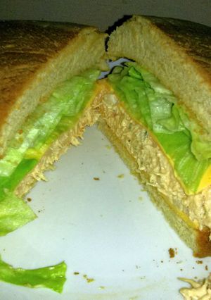 A picture of chicken breast sandwich.