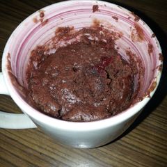 A picture of Easy chocolate mug cake.