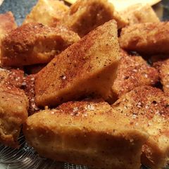Chicken fried tofu A picture of Chicken fried tofu.