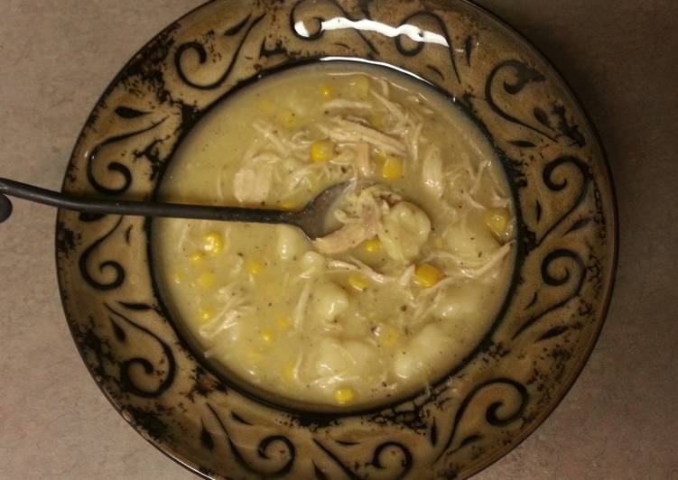 Homemade Chicken &amp; Dumpling Soup