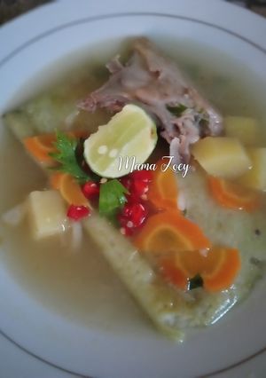 Foto resep Sop Ayam Pak Min Klaten KW super 👌🏼