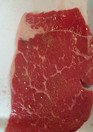 A picture of Skye's steak seasoning.