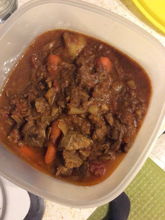 A picture of Chuck wagon Stew.