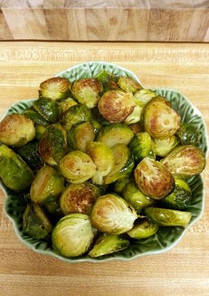 A picture of Roasted Brussel Sprouts.