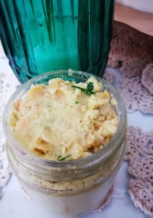 Una foto de Hummus de garbanzos