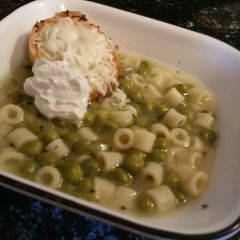 A picture of Spring Onion Soup.