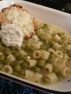 A picture of Spring Onion Soup.