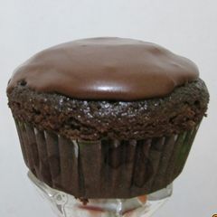 A picture of Double chocolate chip muffins.