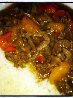 A picture of Orange Beef.