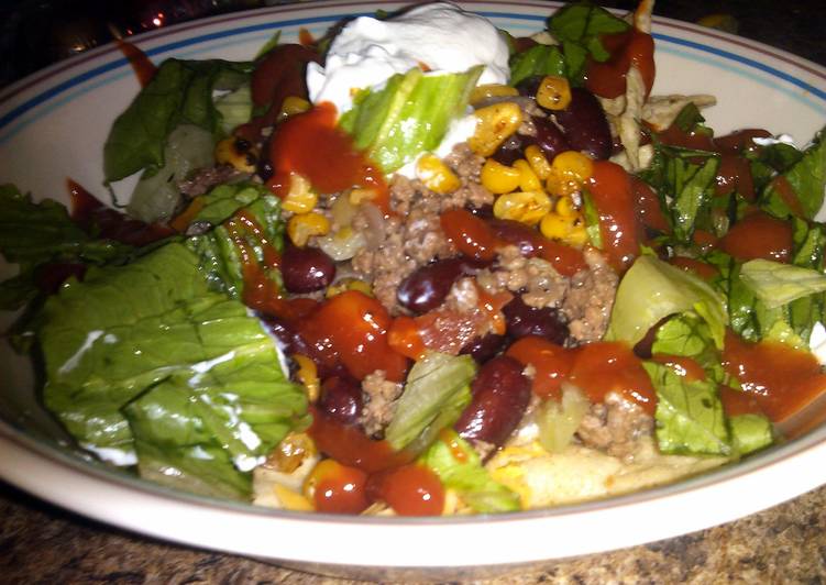 Recipe of Quick loaded taco salad