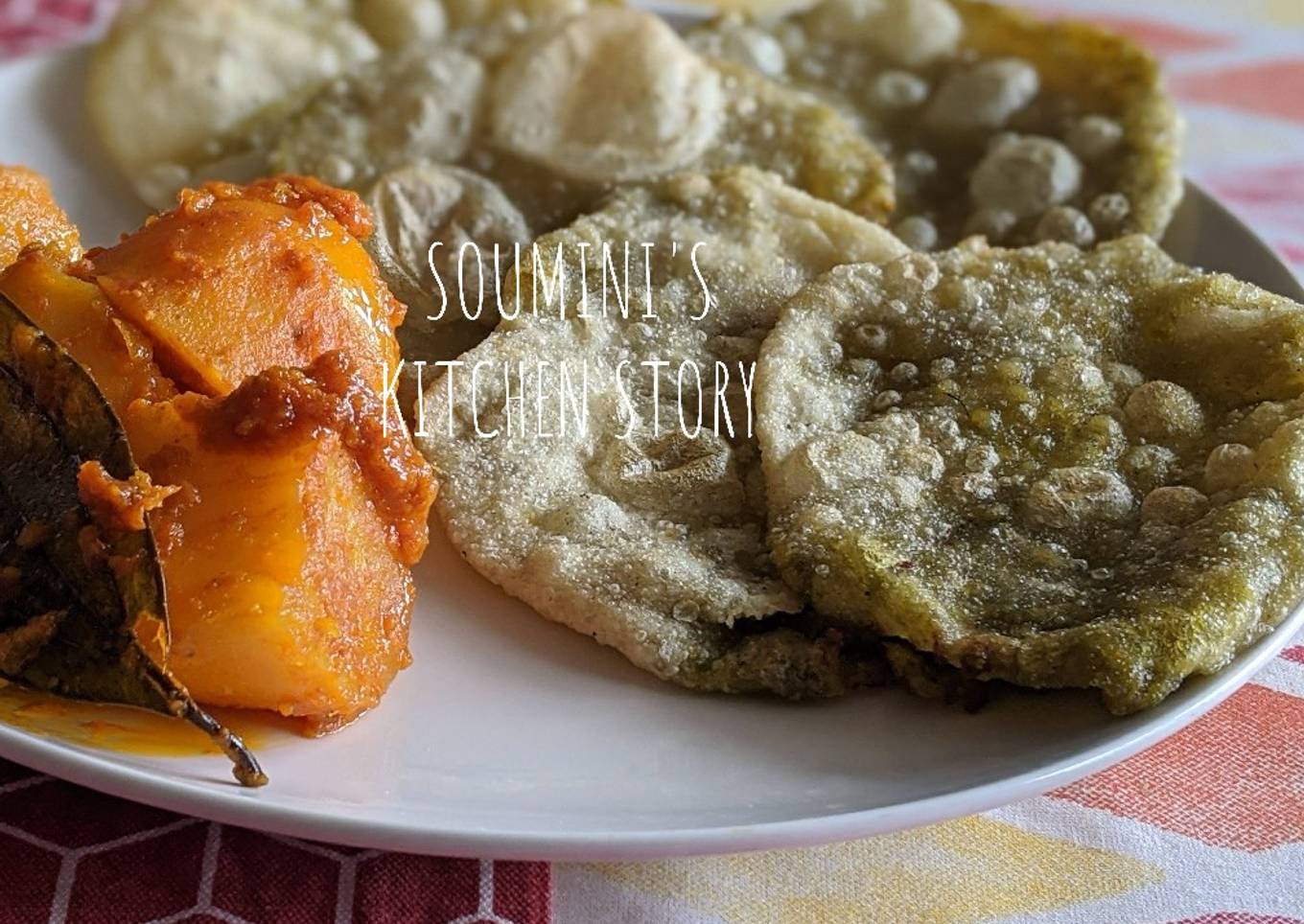 Koraishutir Kochuri (Bengali Peas Puri) with Aloo Dum