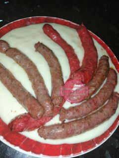 صورة لوصفة بوري مع المرڨاز 🥔🌭