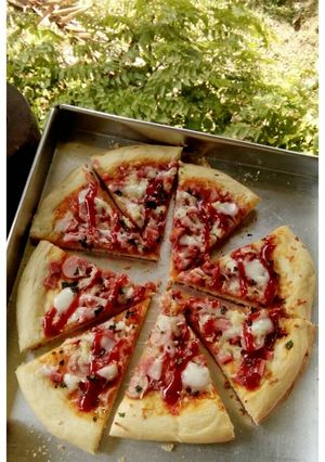 Foto resep Pizza Homemade Meat lover