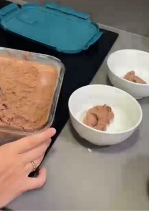 Una foto de Helado de Chocolate Sin Lactosa