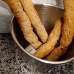 Flaxseed bread sticks A picture of Flaxseed bread sticks.