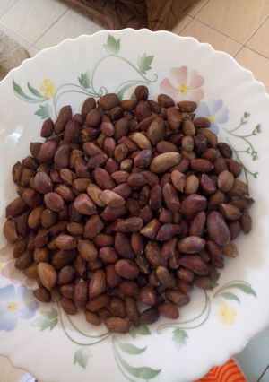 A picture of Oven Fried groundnuts.