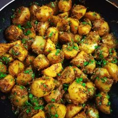 A picture of Jeera Aloo.