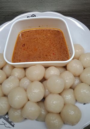 Foto resep Cilok Polosan Bumbu Kacang