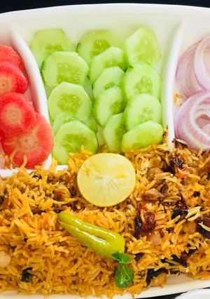 A picture of Chickpeas Pulao.