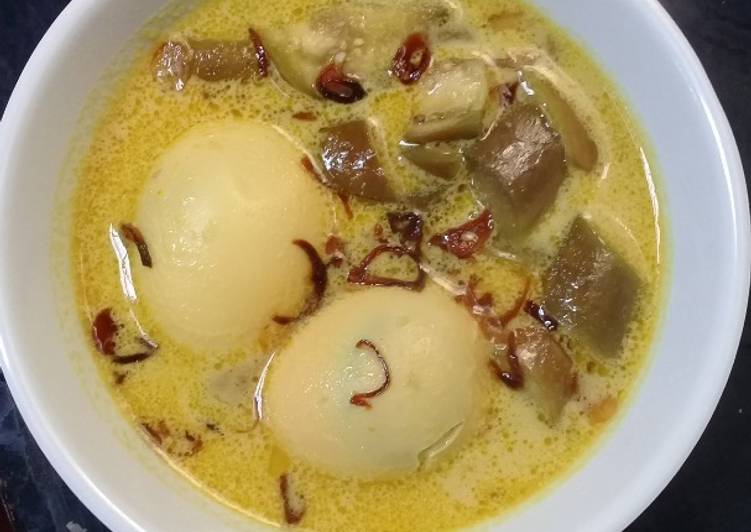 Bahan Gulai telur terong | Cara Bikin Gulai telur terong Yang Bisa Manjain Lidah