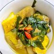 Canh cùi mít nấu lá lốt
