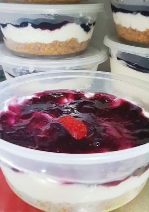 Foto resep Blueberry cheesecake