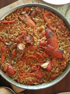 Una foto de Arroz con bogavante